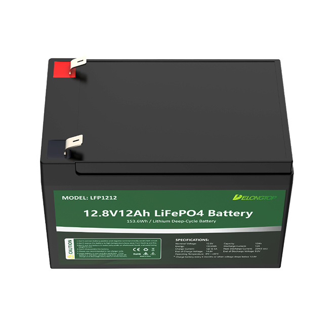 batterie rechargeable de phosphate de fer de lithium de Lifepo4 de 12v 12ah pour le trouveur de poissons