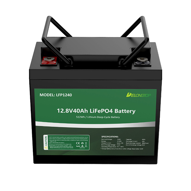 batterie rechargeable de phosphate de fer de lithium de Lifepo4 de 12V 40AH pour le trouveur de poissons
